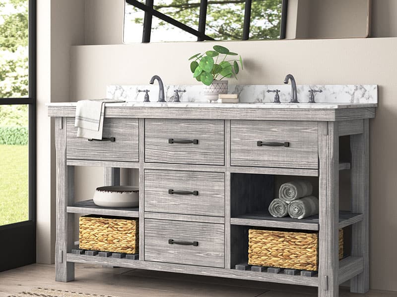 Double Bathroom Vanity