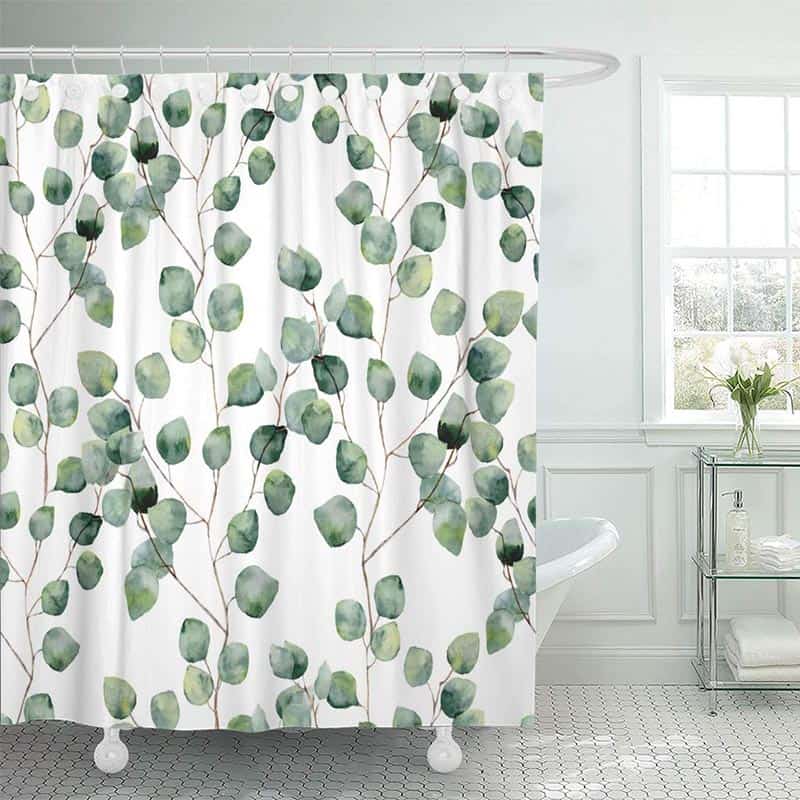 Eucalyptus Round Leaves Curtain