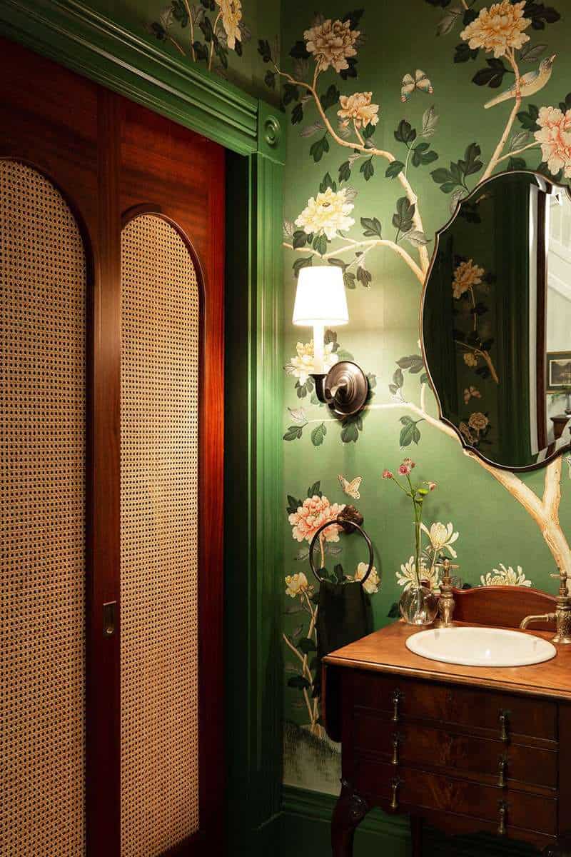 Flowerful Powder Room