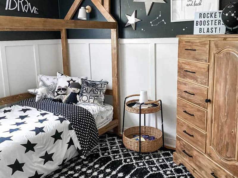 Gender Inclusive Farmhouse Bedroom 