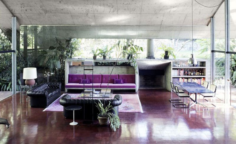 Gleaming Purple Floors