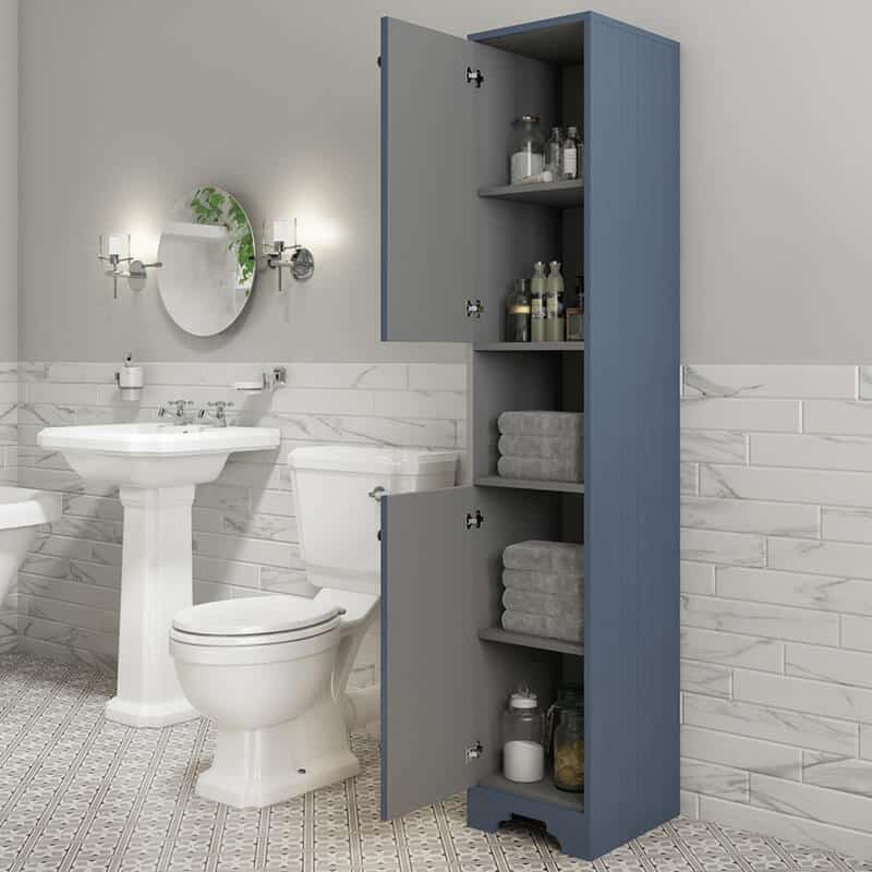 Gray Blue Cabinet