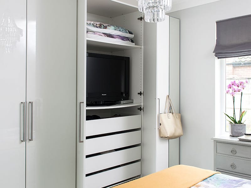 Hide TV In A Big Cabinet 