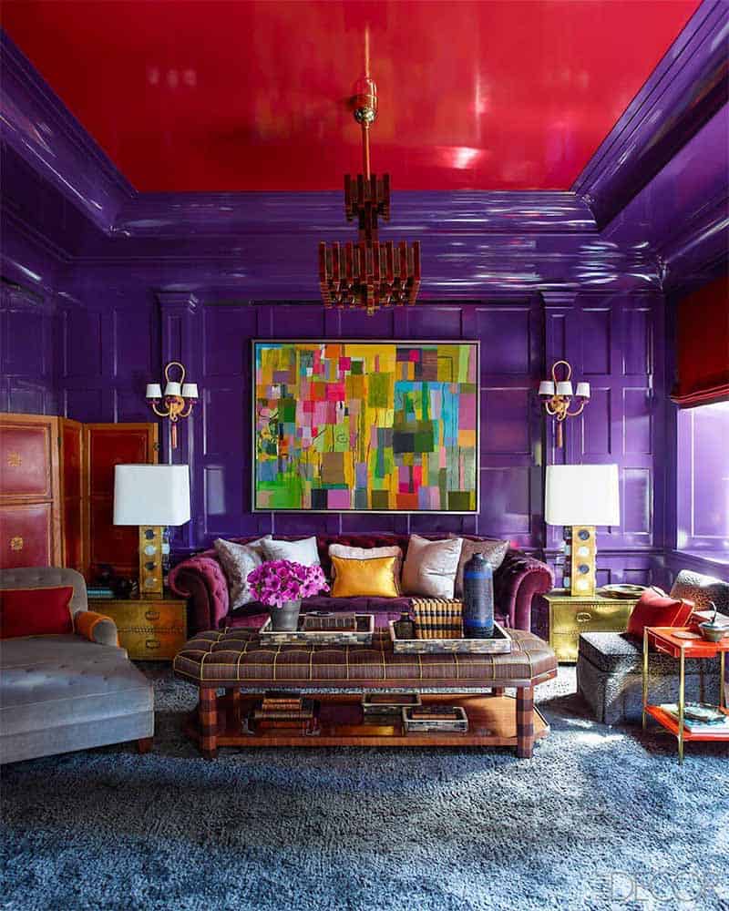 High Gloss Purple Paint
