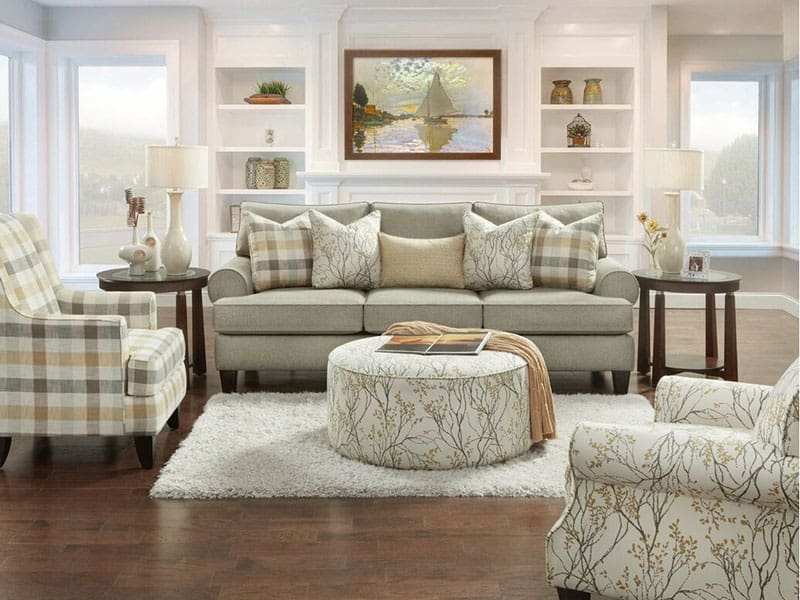 Highlight The Room With An Ottoman
