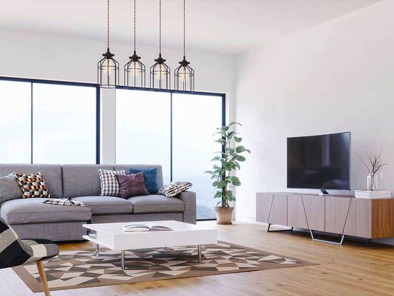 Lights High Rise Living Room