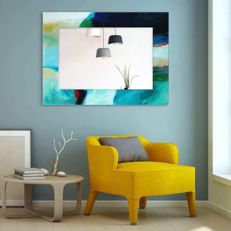 Merging Painting And Mirror