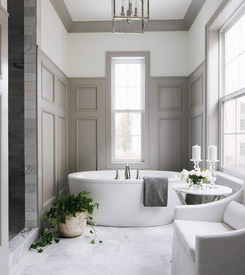 Modern And High Wainscoting