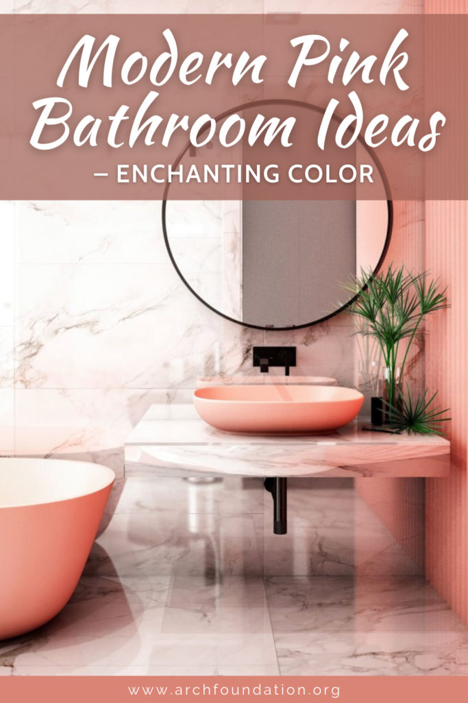 Modern Pink Bathroom Ideas