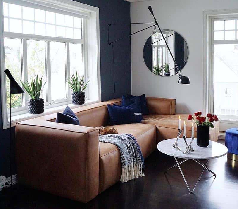 Navy Blue Wall