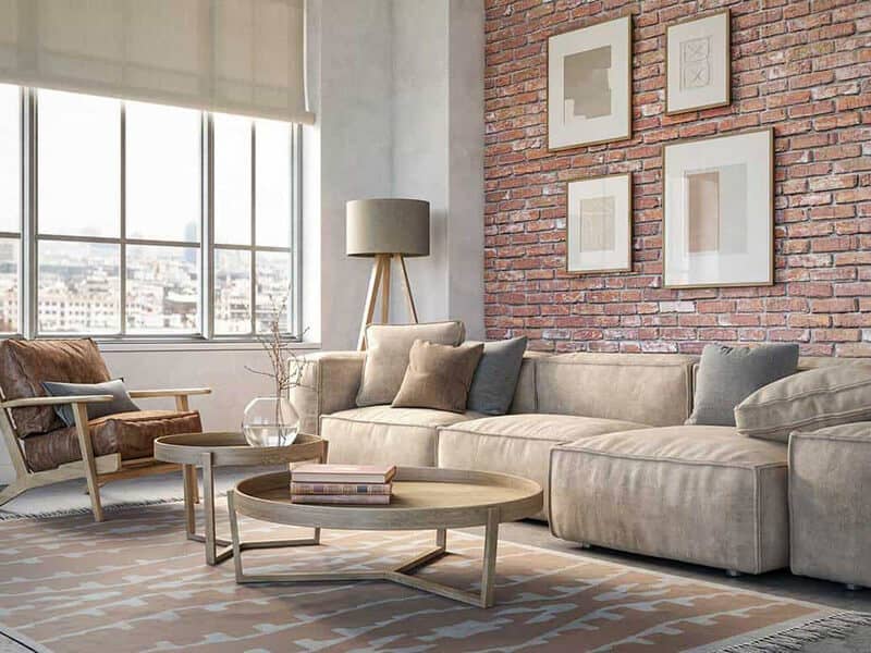 Neutral Colored Living Room