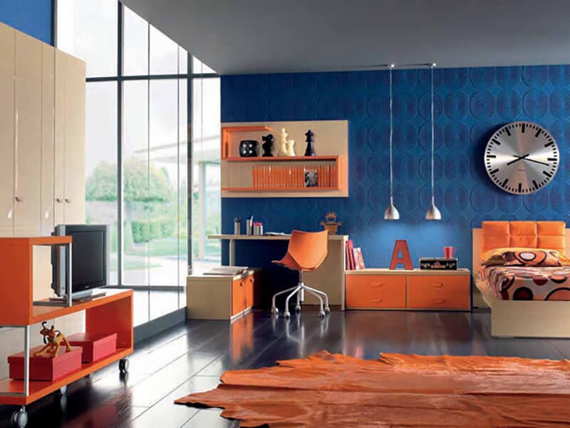 Orange And Indigo