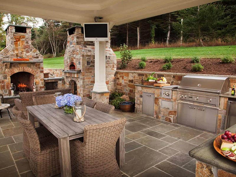 Outdoor Fireplace
