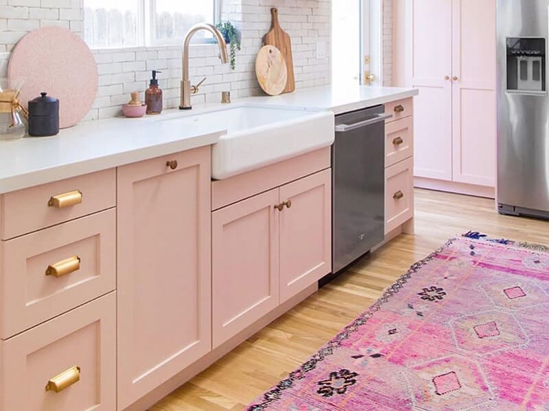 Pink Bohemian Rug