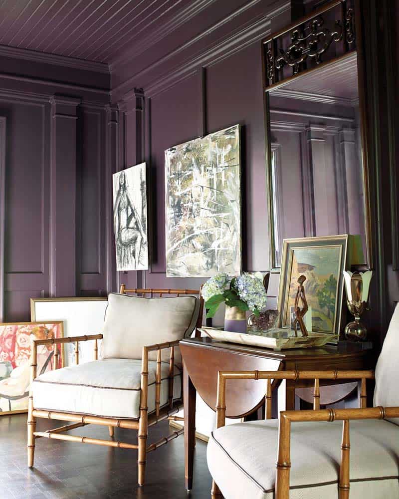 Plum Shade And Wood