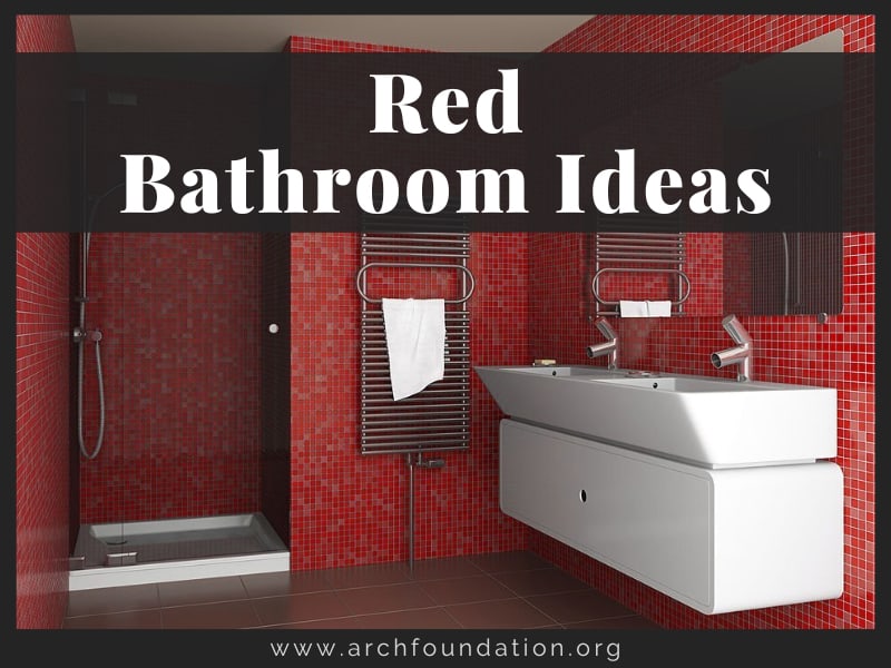62 Red Bathroom Ideas - A Charming And Energetic Vibe 2024