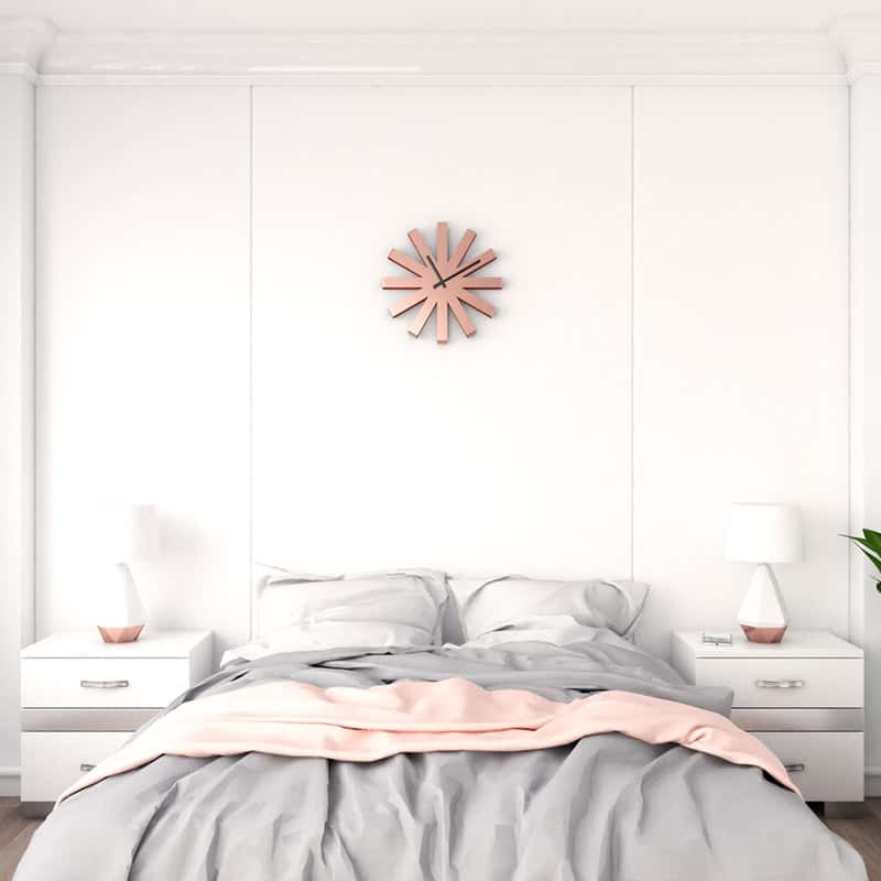 Rose Gold Clock