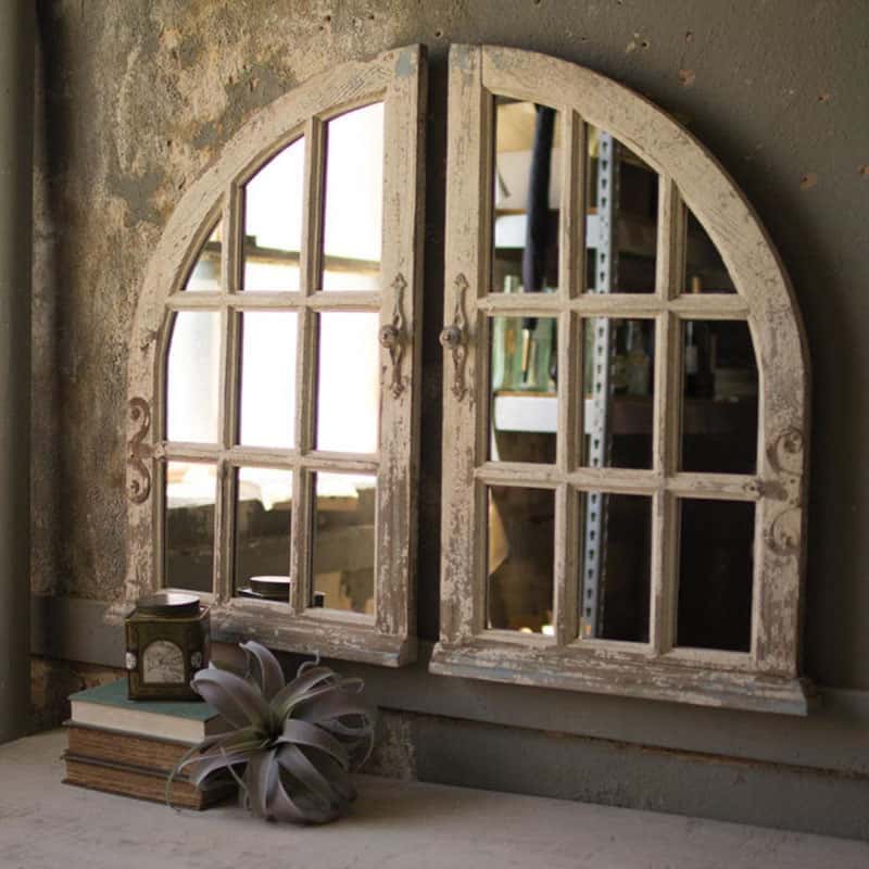 Rustic Arch Mirror