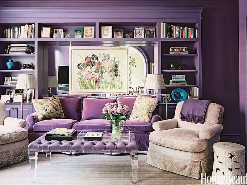 Shades Of Purple And Beige