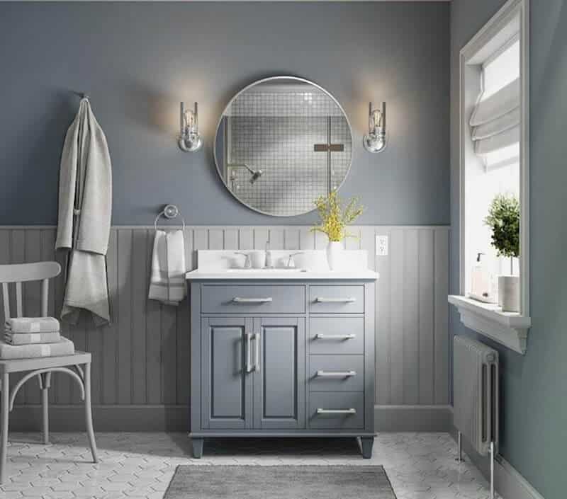 Slate Blue Vanity