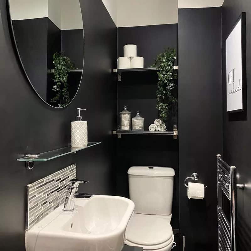 Small Bathroom With A Touch Of Gray