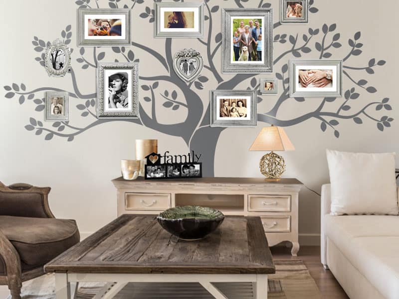 Stylish Family Tree Wall 
