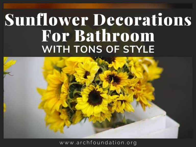 Sunflower Decorations For Bathroom