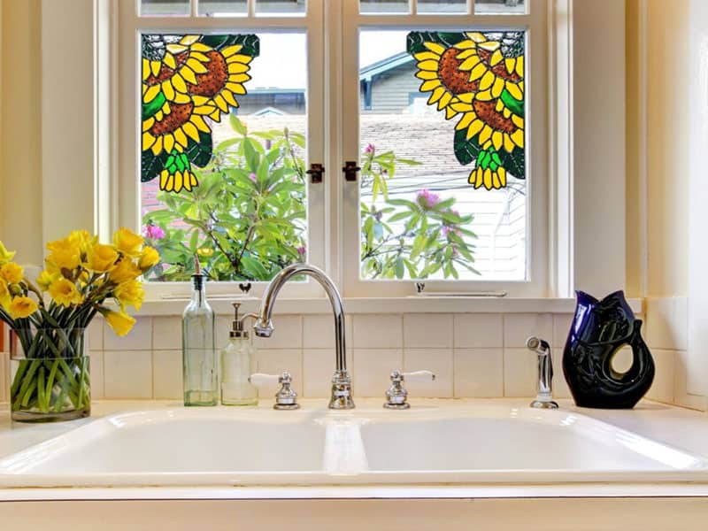 Sunflower Stained Glass