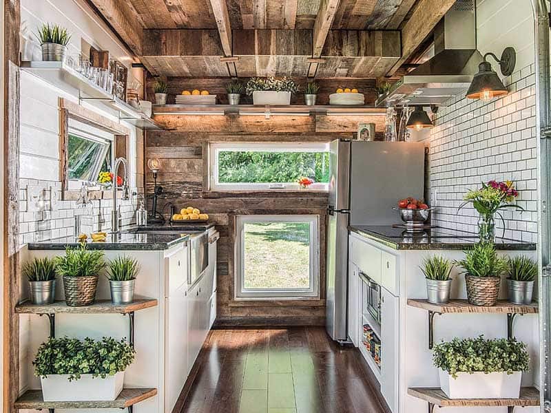 Tiny Cabin Kitchen 