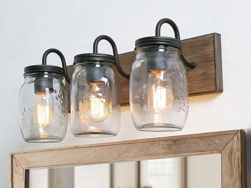 Triple Mason Jar Lights