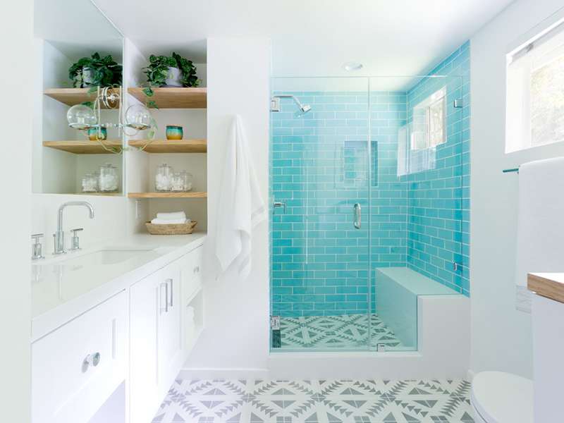 Turquoise Bathroom