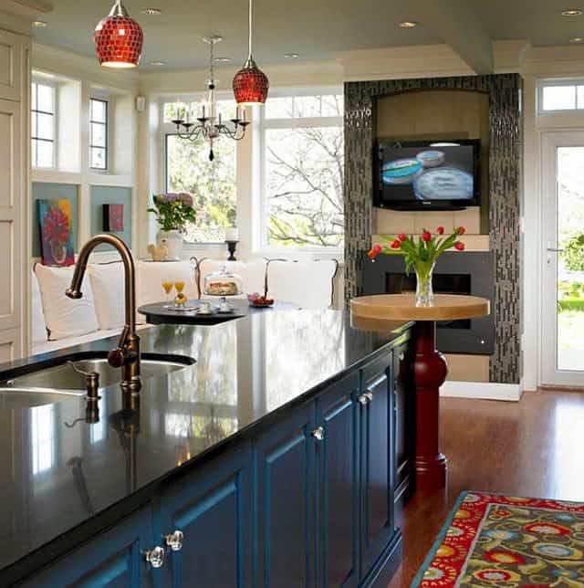 TV Above Fireplace