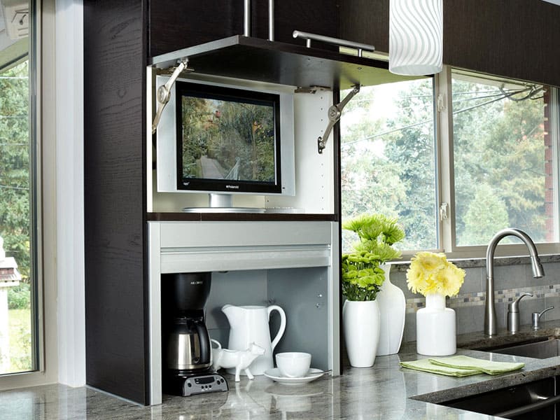 TV Inside Cabinets