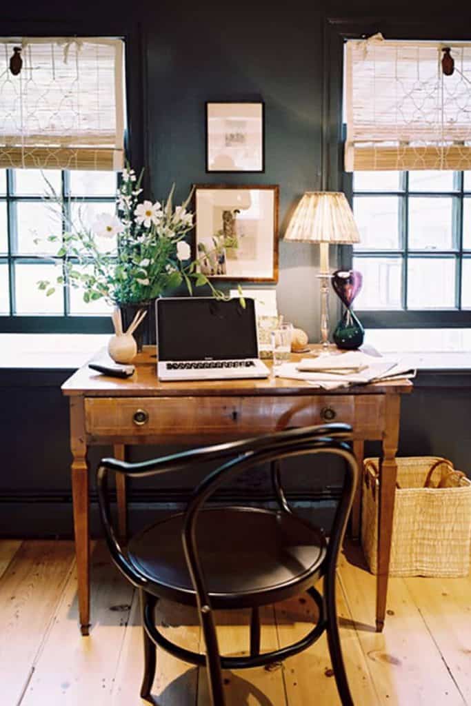 Vintage Bedroom Office