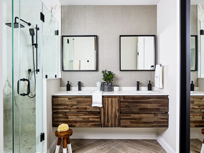 Weathered Wood Vanity