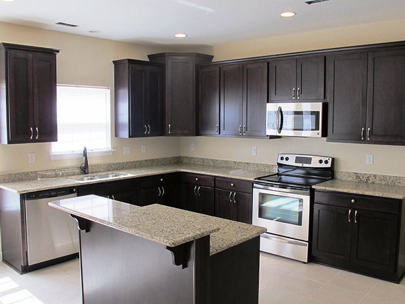 White Drywall Backsplash 