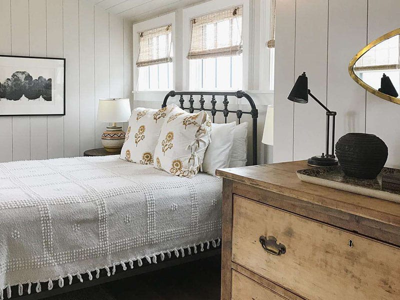 White Shiplap Wall