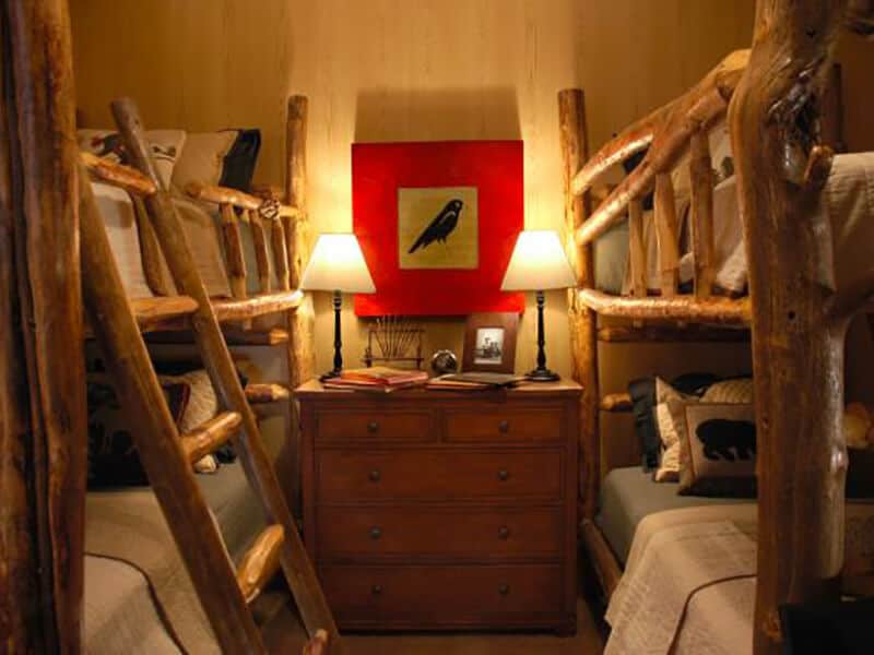 Wooden A Bunk Bed