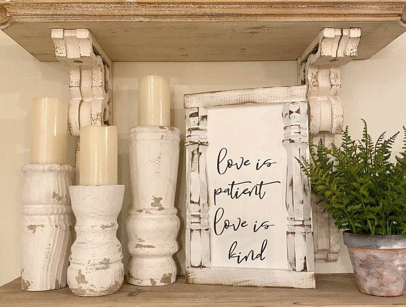 Words On Distressed Sign 