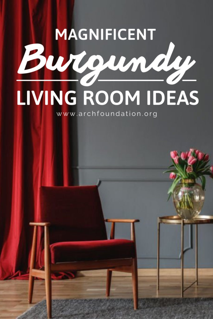 Burgundy Living Room Ideas