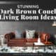 Dark Brown Couch Living Room Ideas