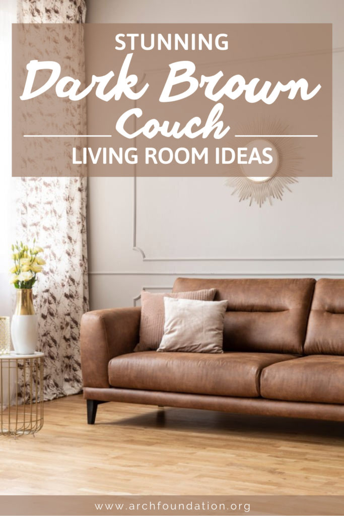 Dark Brown Couch Living Room Ideas