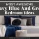 Navy Blue And Grey Bedroom Ideas