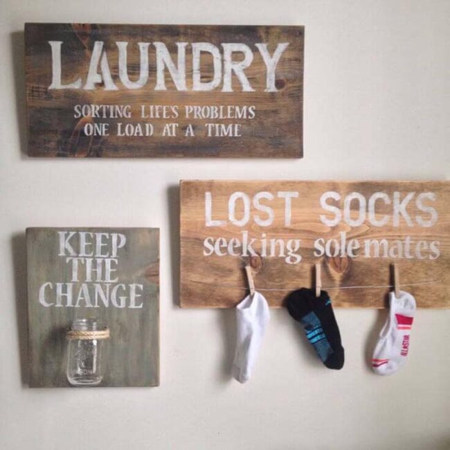 Retro Vintage Sign Decor