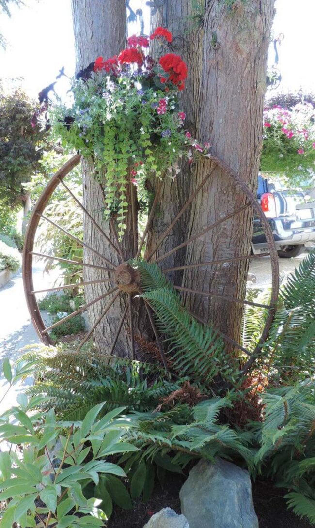 Bicycle Wheel Decor