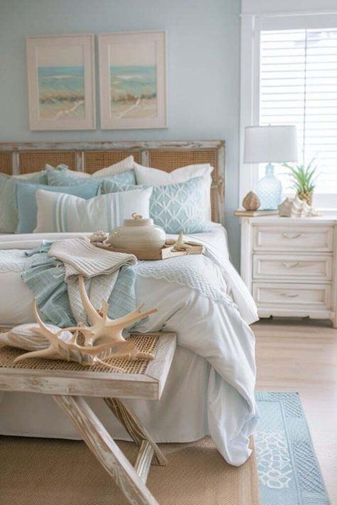 34 Beautiful Beach Bedroom Ideas for a Master Retreat