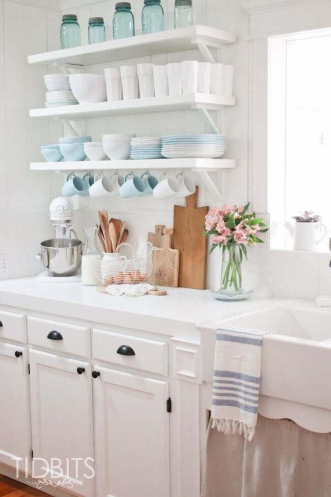 Blue and White Cottage Elegance