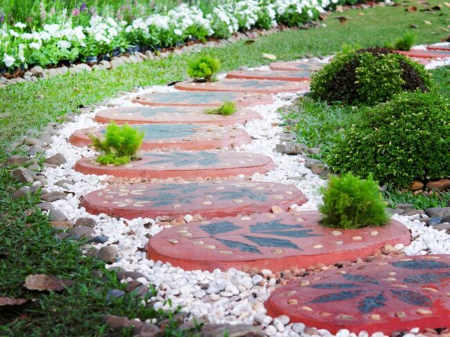 Bring Rustic Charm with Paver Walkways