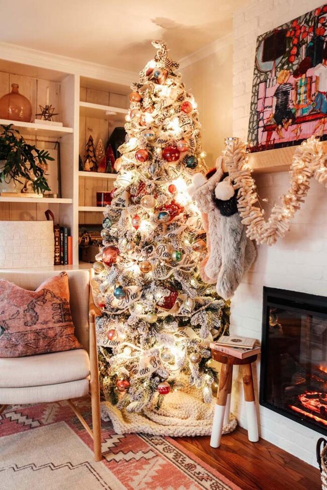 Rustic Holiday Textile Accents