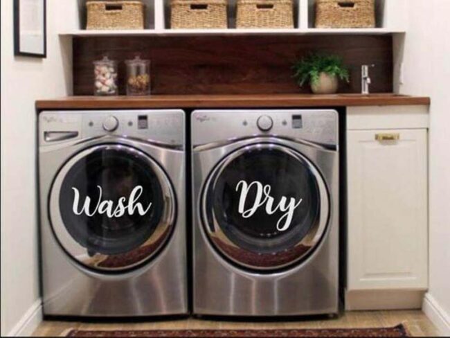 Vinyl Decal Laundry Update